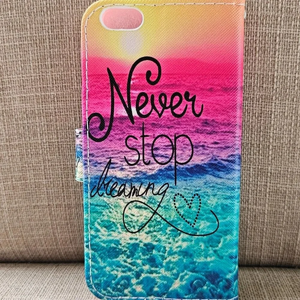 Phone Case for i phone 6 Book Wallet Case for Phone New Unbranded